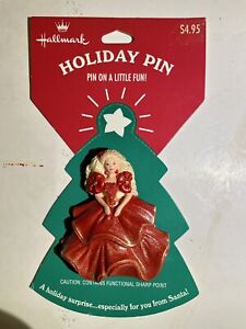 BARBIE Holiday Pin on a Little Fun - Hallmark NEW Christmas