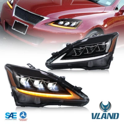 Vland Scheinwerfer für Lexus IS250 IS350 ISF 2006-12 Voll LED Projektor Links EU - Bild 1 von 4