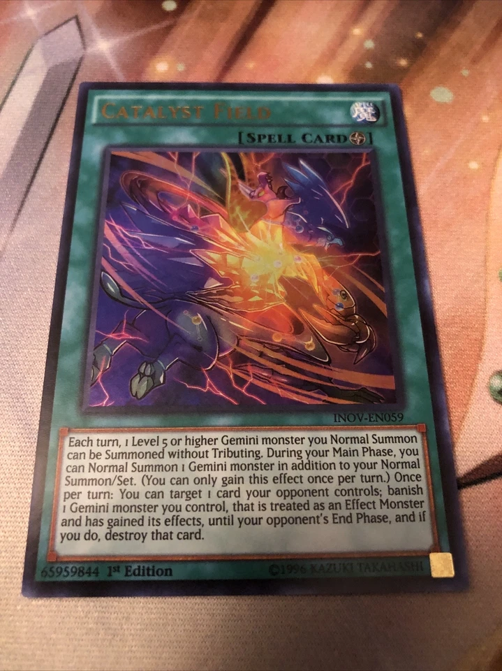 Yugioh Catalyst Field Ultra Rare INOV-EN059 1st Ed Lightly Played - Image 1 of 1