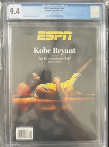 2020 ESPN Magazine Kobe Bryant, An Extraordinary Life 1978-2020 CGC 9.4 - Picture 1 of 1