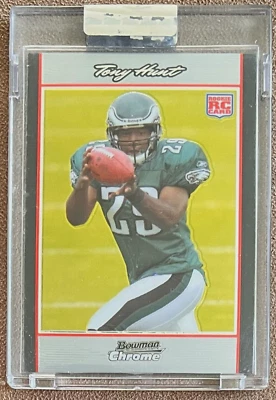 Tony Hunt 2007 Bowman Chrome Rookie Uncirculated #BC70 /1079 Eagles Numbered RC - Image 1 of 2