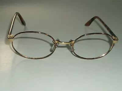 B&L RAY BAN W2188 GOLD/TORT SIDESTREET CROSSWALK OVAL SUNGLASSES FRAMES ONLY - Image 1 of 4