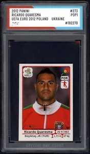 2012 PANINI RICARDO QUARESMA UEFA EURO 2012 POLAND - UKRAINE #273 SOC POP1 AUTHE - Picture 1 of 2