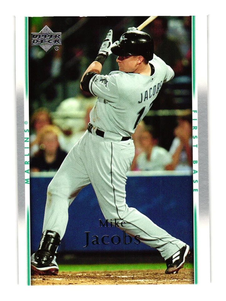 2007 Upper Deck #705 Mike Jacobs Florida Marlins - Image 1 of 2