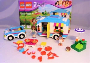 LEGO Friends 41034 Wohnwagen-Ausflug Olivia Joanna Auto Igel komplett +BA # 11 - Picture 1 of 2