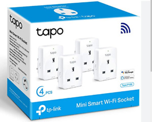 4 x TP-Link Tapo Plug WiFi Outlet Works with Alexa and Google Home