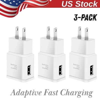 3 X 15 Вт адаптивное быстрое настенное зарядное устройство США зарядный адаптер для Samsung Galaxy Android - Изображение 1 из 4