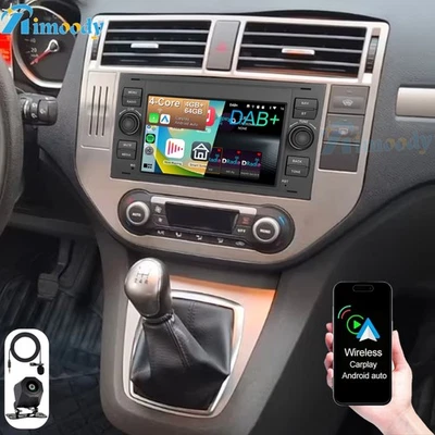 DAB+ Für Ford Focus C-Max 2003-2010 Kuga Android 15 Autoradio Carplay GPS 4+64GB - Bild 1 von 4