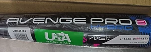 Axe | Avenge Pro 3 Hybrid | USA Baseball Bat | Drop -10/-8/-5 | 3-Piece Hybrid - Picture 1 of 15