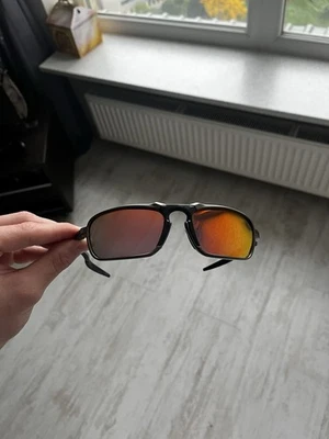 Oakley Badman Polarized Outdoor Sunglasses OO6020-03 X Metal Dark / Ruby Lenses - Image 1 of 4