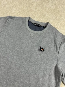 Travis Mathew Shirt Mens Medium Long Sleeve Gray Crew Neck Lightweight Flyers - Picture 1 of 11