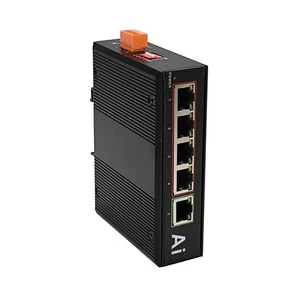 Industrial 5 Ports Gigabit Ethernet Switch Hardened 5 Port RJ45 10/100/1000Mb... - Picture 1 of 6
