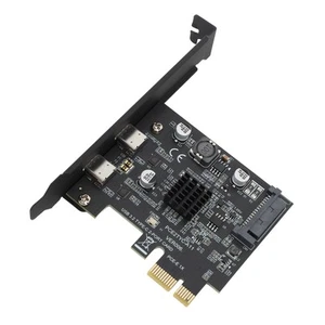 USB 3.2 Pci Express Erweiterungskarte Gen2 Dual Typ C High Speed 10Gbps Pci DON - Bild 1 von 22