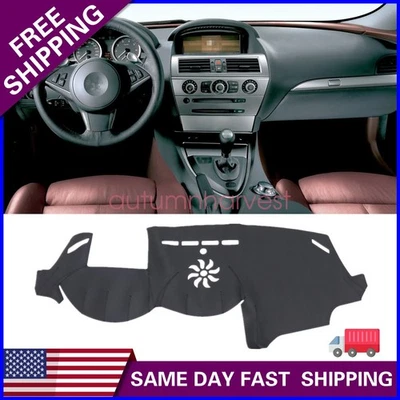 For 2004-2010 BMW 650Ci 650i 6 Series Leather Dashboard Dash Cover Dashmat - Image 1 of 4