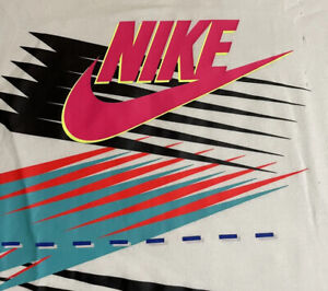 VTG Nike x Atmos Shirt Logo Max Retro Art Jordan Air Dunks Travis Scott Y2K RARE