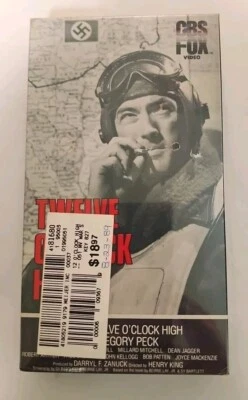 Twelve O Clock High VHS SEALED Watermarks CBS Fox NO BARCODE Gregory Peck - Image 1 of 4