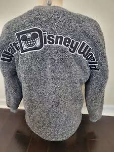 Disney Spirit Jersey XS Fuzzy Sherpa Sweater Walt Disney World Parks Resorts - Picture 1 of 5