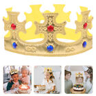  2 Pcs Crown Abs Baby King Costume Props Crowns for Birthday