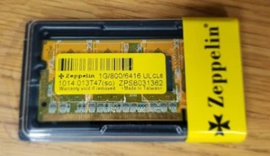 Zeppelin DDR2 1GB/800/6416 CL6 Memory SODIMM 1 x 1GB - Picture 1 of 1