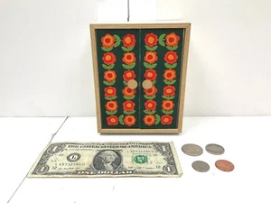 Dollhouse Toy *Closet* Set Door Flowers Clothes Storage *w/ Bar for Hangers* 5x4 - Picture 1 of 7