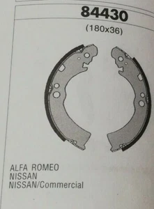 GANASCE FRENI POST. ALFA ROMEO  ARNA -SL/TI 11/83>-4/84>> PERMAFUSE 84430 - Picture 1 of 3