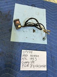 1982 Honda Atc 185S Headlight Switch Kill Switch 103 - Picture 1 of 8
