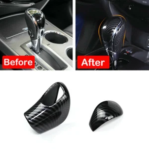 For Nissan Teana Altima Car Carbon Fiber Interior Gear Shift Knob Trim 2013-2018 - Picture 1 of 8