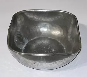 More details for arts and crafts don pewter cooper bros 1247 a small dish bowl vintage hammered?