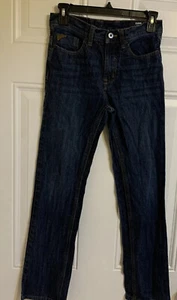 Buffalo David Bitton Jeans Boy’s Size 12 Evan Slim Dark Wash Blue - Picture 1 of 14