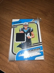 Jonathon Brooks 2024 Absolute Rookie Materials RC PANTHERS Patch #ARM-JBS - Picture 1 of 2