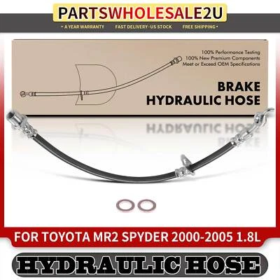Nova mangueira hidráulica de freio dianteiro esquerdo para Toyota MR2 Spyder 2000 2001-2005 L4 1.8L - Imagem 1 de 4