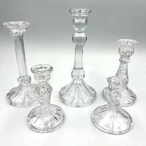Cristal Fifth Avenue LTD 5 piezas. Juego de velas plomo cristalino caja original - Imagen 1 de 13