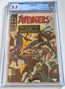 AVENGERS #32 * CGC 5.5 * 1966 * 1st App Bill Foster & Sons of the Serpent - Picture 1 of 1