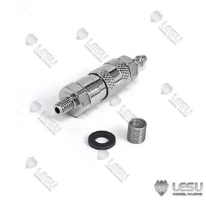 LESU 1/14 RC Tamiya Dumper Truck Model Hydraulic System Metal Tubing Connector - Picture 1 of 5