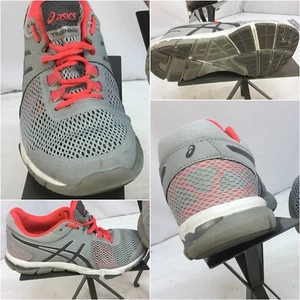 Asics Training Shoes Sz 6.5 Women Silver Orange Running Shoes Worn 2-3 YGI I7 - Picture 1 of 11