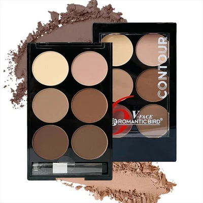 1pc Six Colors Stereo Contour Powder With Delicate Texture Matte Bronzing - Image 1 of 4