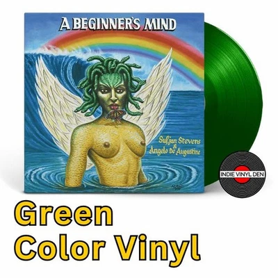 Sufjan Stevens & Angelo De Augustine - A Beginner's Mind - Green Color Vinyl Foto 1 de 2