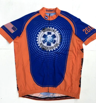 Camiseta masculina de ciclismo National EMS Memorial Bike Ride PRIMEIROS SOCORRISTAS Jakroo GG - Imagem 1 de 4