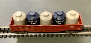 ๐ Lionel 6462 NYC Red Gondola w/ Containers Die-Cast Trucks Serviced/Tested C-6 - Picture 1 of 11