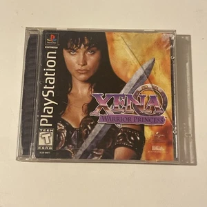 XENA WARRIOR PRINCESS PSI SONY PLAYSTATION 1 BLACK LABEL KOMPLETT SPIEL gesprungen - Bild 1 von 11