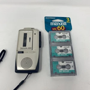 Olympus Pearlcorder J300 Microcassette Handheld Audio Recorder Player - Picture 1 of 7