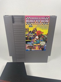 Formula One: Built to Win (Nintendo , 1990) NES - Authentic - TESTED