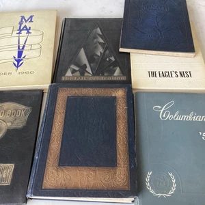 Vintage High School 1920s - 1960s  7 Yearbooks Staunton Revanna Hot Springs More - Picture 1 of 8