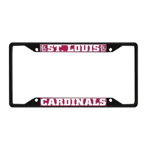 ST LOUIS CARDINALS, METAL LICENSE PLATE FRAME FROM FANMATS - Picture 1 of 1