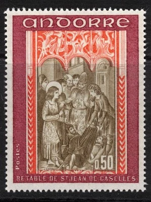 ANDORRA - FRANCÉS SCOTT 208 COMO NUEVO (1971) Foto 1 de 2