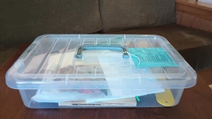Stained Glass Mosaic Kit Tiles in Terra Cotta, Teals, Greens and Beige Colors - Picture 1 of 4