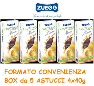 FRUTTINI ZUEGG FRUTTINO ALBICOCCA SNACK BREAK DI FRUTTA SENZA GLUTINE BOX DA 5Pz
