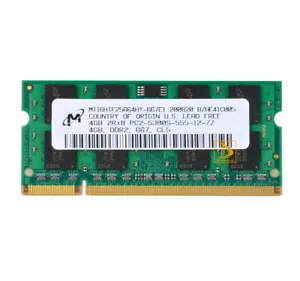 Micron 4GB 2Rx8 PC2-5300S DDR2 667Mhz 200Pin RAM Memory Laptop 1.8V SO-DIMM - Picture 1 of 7