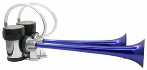 Cuernos dobles universales con compresores y hardware de montaje - azul-LAH611BL - Imagen 1 de 6