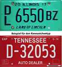 Auto Hndler / Car Dealer  USA  License Plate original US Nummernschild